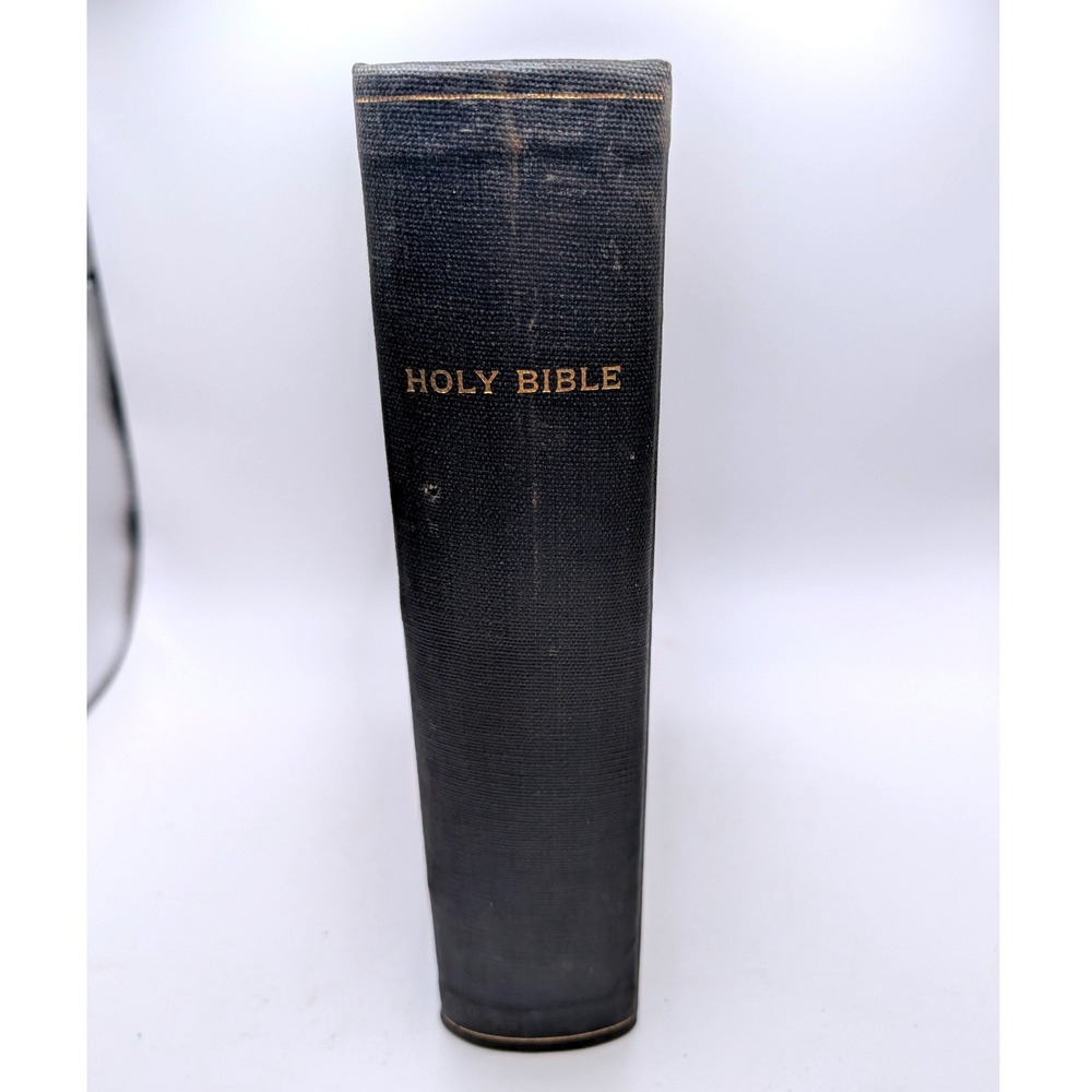 1844 Holy Bible New Testament Adam Clarke Black Cloth Hardcover Antique
Ephemera